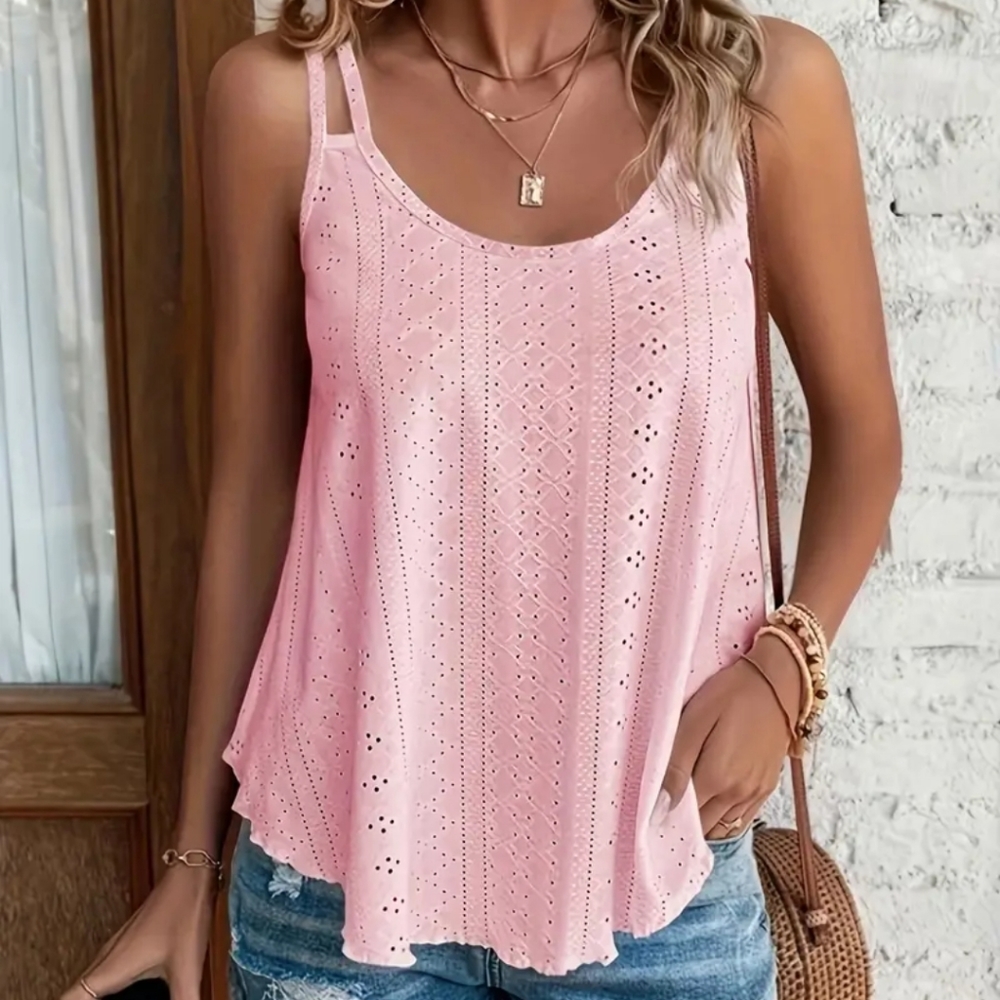 New Womans eyelet cami